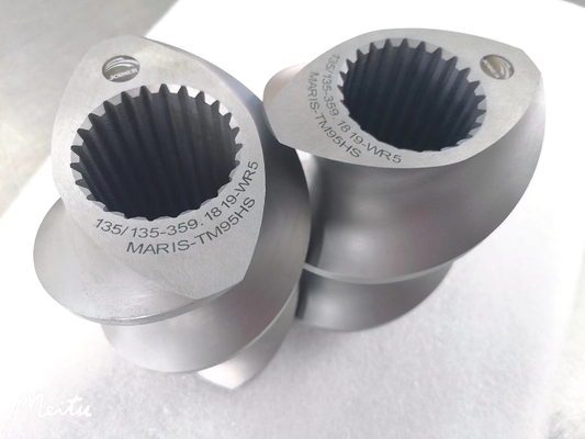 모델 223 41CrAlMo7 38CrMoAl Twin Screw Counter Rotating Extruder for Petroleum and Performance