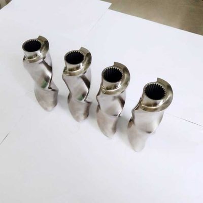 3 비행 혼련 영역이 스크류 압출기 요소 소형 사이즈를 쌍을 이룹니다