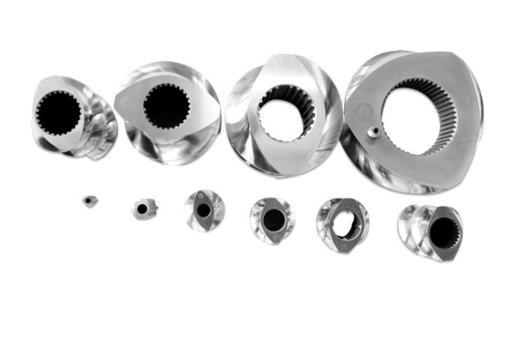 모델 223 41CrAlMo7 38CrMoAl Twin Screw Counter Rotating Extruder for Petroleum and Performance
