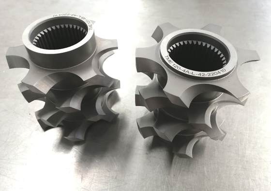 모델 223 41CrAlMo7 38CrMoAl Twin Screw Counter Rotating Extruder for Petroleum and Performance