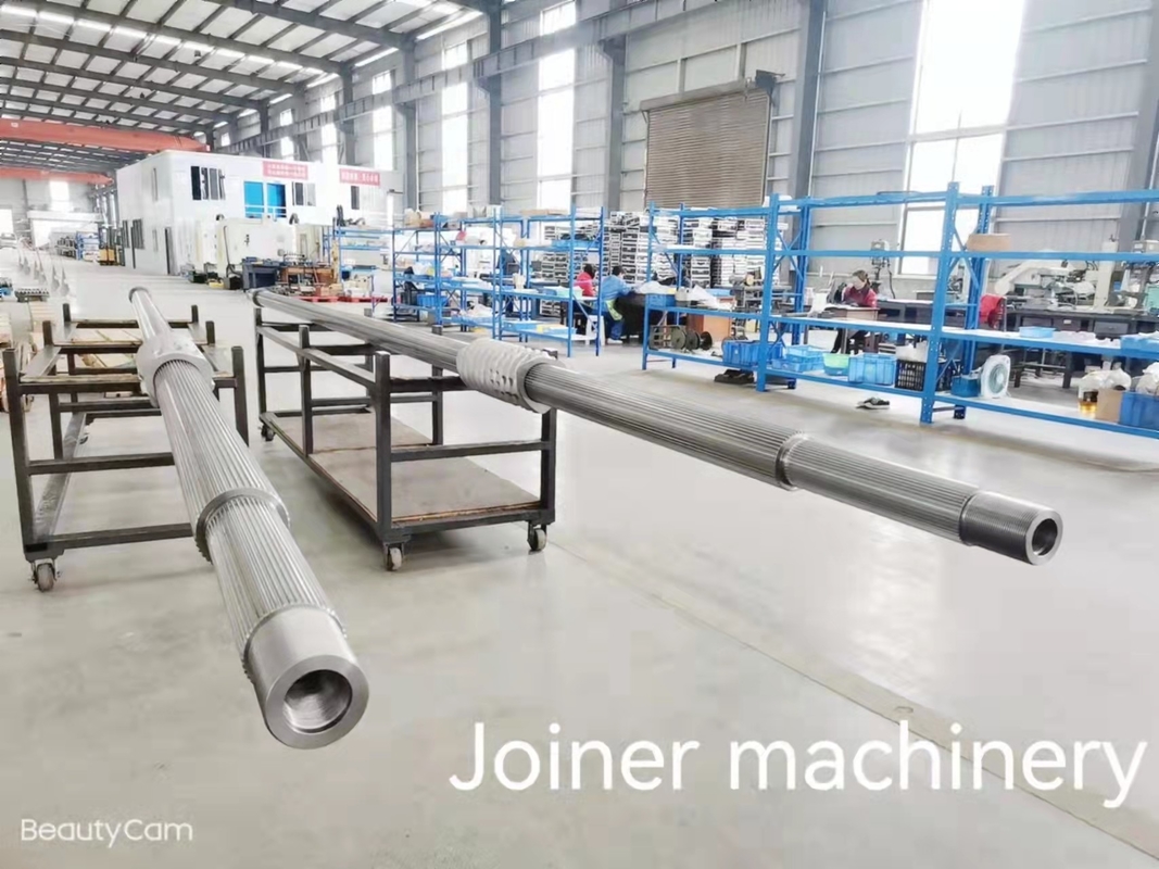 40CrNiMoA 소재 extruder 셰프트와 냉각 시스템