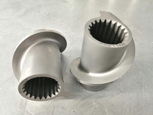 OD 247.9mm 250 쌍둥이 나사 추출기 애완 동물 식품 산업용 나사 세그먼트