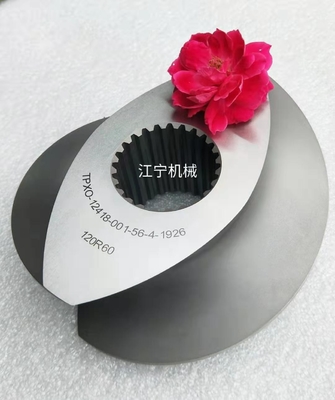 GB 표준 316L 단일 비행 쌍 나사 extruder 기계 나사 요소