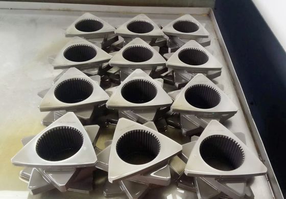 높은 내식성 쌍둥이 나사 압출기는 TEX54를 위한 압출기 나사 성분을 분해합니다