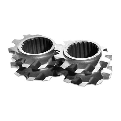 57.6mm Dia TEM48SS 반죽 구획은, 쌍둥이 나사 압출기 성분 주문 설계합니다