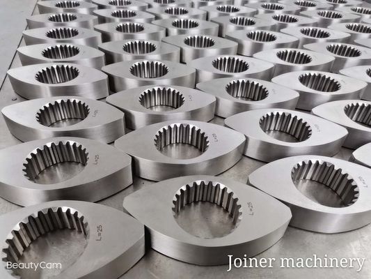 석유 화학 분야의 PPE 제품용 JSW Steel Works 압출기 스크류 요소