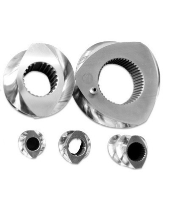 쌍 나사 추출기 기계 부품 M3-M20 가닥 피치 0.5-3mm 식품 산업