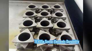 TEX65a 트윈 스크류 압출기 스크류 요소